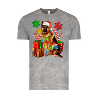 Cloud Rock christmas german shepherd Vintage Tee - Artiststas