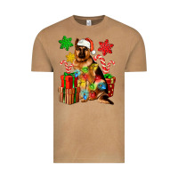 Vintage Camel christmas german shepherd Vintage Tee - Artiststas