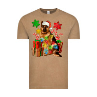 Vintage Coffee christmas german shepherd Vintage Tee - Artiststas