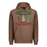 Chestnut farm fresh christmas trees Premium Hoodie - MaliasSmallBusiness