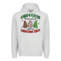 Dove Grey farm fresh christmas trees Premium Hoodie - MaliasSmallBusiness