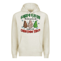 Oatmeal Heather farm fresh christmas trees Premium Hoodie - MaliasSmallBusiness