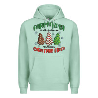Seafoam farm fresh christmas trees Premium Hoodie - MaliasSmallBusiness