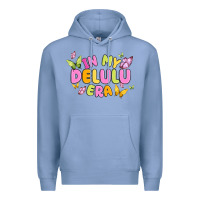 Colony Blue in my delulu era Premium Hoodie - MaliasSmallBusiness