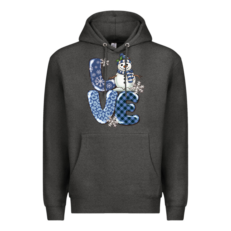 Love Snowman Premium Hoodie by MaliasSmallBusiness | Teevron