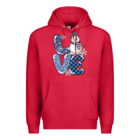 Cardinal love snowman Premium Hoodie - MaliasSmallBusiness