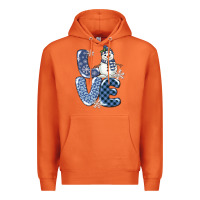 Carrot love snowman Premium Hoodie - MaliasSmallBusiness