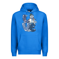 True Royal love snowman Premium Hoodie - MaliasSmallBusiness