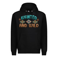 Black wanted and wild Premium Hoodie - MaliasSmallBusiness