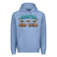 Colony Blue wanted and wild Premium Hoodie - MaliasSmallBusiness