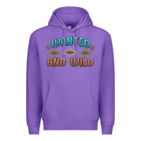 Purple wanted and wild Premium Hoodie - MaliasSmallBusiness