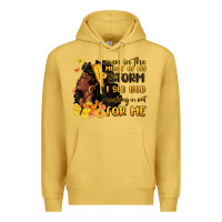 Antique Gold even in the midst of my storm i see god Premium Hoodie - MaliasSmallBusiness