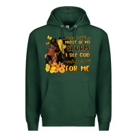 Sports Green even in the midst of my storm i see god Premium Hoodie - MaliasSmallBusiness