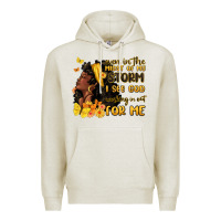 Oatmeal Heather even in the midst of my storm i see god Premium Hoodie - MaliasSmallBusiness