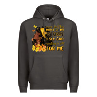 Smoke even in the midst of my storm i see god Premium Hoodie - MaliasSmallBusiness