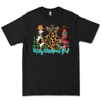 Black merry christmas y'all christmas trees Premium Tee - CowhideDigitalArt