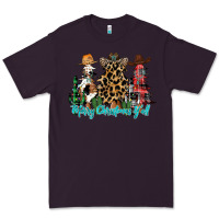 Plum merry christmas y'all christmas trees Premium Tee - CowhideDigitalArt
