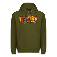 Army Green power juneteenth Premium Hoodie - MaliasSmallBusiness
