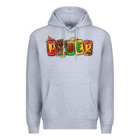 Heather Grey power juneteenth Premium Hoodie - MaliasSmallBusiness