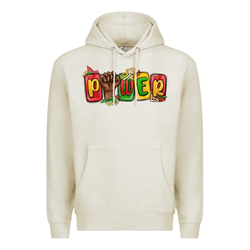Power Juneteenth Premium Hoodie by MaliasSmallBusiness | Teevron