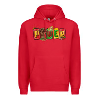 Red power juneteenth Premium Hoodie - MaliasSmallBusiness