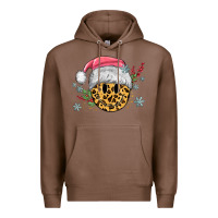 Chestnut leopard smiley face Premium Hoodie - MaliasSmallBusiness