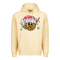 Pina Colada leopard smiley face Premium Hoodie - MaliasSmallBusiness