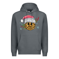 Rock leopard smiley face Premium Hoodie - MaliasSmallBusiness