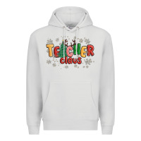 Dove Grey teacher claus Premium Hoodie - MaliasSmallBusiness