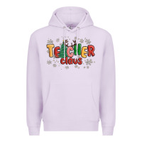 Lilac teacher claus Premium Hoodie - MaliasSmallBusiness
