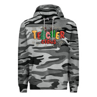 Slate Camo teacher claus Premium Hoodie - MaliasSmallBusiness