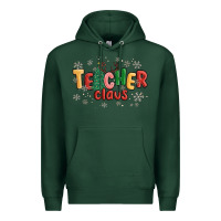 Sports Green teacher claus Premium Hoodie - MaliasSmallBusiness