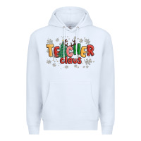 White teacher claus Premium Hoodie - MaliasSmallBusiness