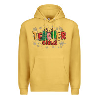 Antique Gold teacher claus Premium Hoodie - MaliasSmallBusiness