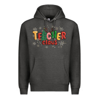Charcoal Heather teacher claus Premium Hoodie - MaliasSmallBusiness