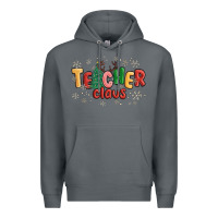 Rock teacher claus Premium Hoodie - MaliasSmallBusiness
