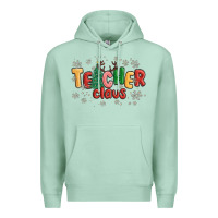 Seafoam teacher claus Premium Hoodie - MaliasSmallBusiness