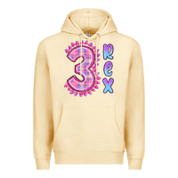 Pina Colada 3 rex pink dinosaur Premium Hoodie - MaliasSmallBusiness