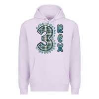 Lilac 3 rex green dinosaur Premium Hoodie - MaliasSmallBusiness