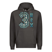 Smoke 3 rex green dinosaur Premium Hoodie - MaliasSmallBusiness