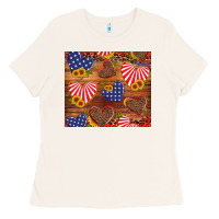 America Heart Ladies Tee | Teevron