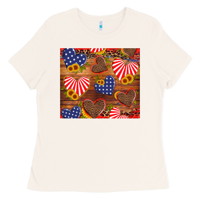 America Heart Ladies Tee by Artiststas | Teevron
