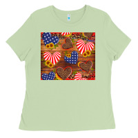 Matcha america heart Ladies Tee - Artiststas