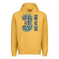 Mustard 3 rex green dinosaur Premium Hoodie - MaliasSmallBusiness