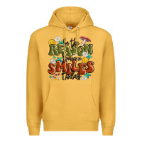Mustard be the reason someone smiles today Premium Hoodie - MaliasSmallBusiness