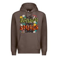 Coffee be the reason someone smiles today Premium Hoodie - MaliasSmallBusiness