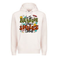 Pale Pink be the reason someone smiles today Premium Hoodie - MaliasSmallBusiness