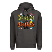 Be The Reason Someone Smiles Today Premium Hoodie | Teevron