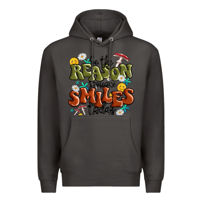 Be The Reason Someone Smiles Today Premium Hoodie by MaliasSmallBusiness | Teevron