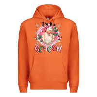 Carrot pink santa 'tis the season Premium Hoodie - MaliasSmallBusiness